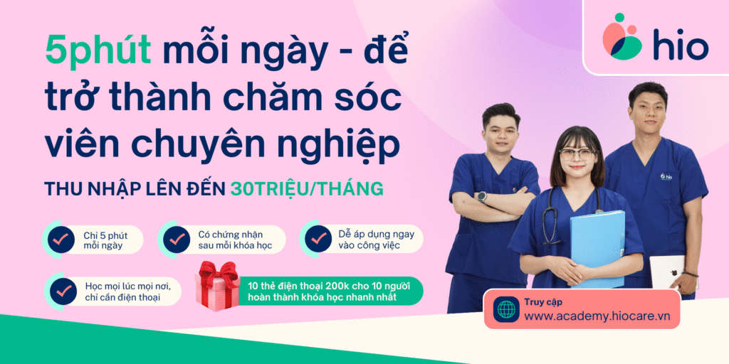 5 phút mỗi ngày - để trở thành chăm sóc viên chuyên nghiệp