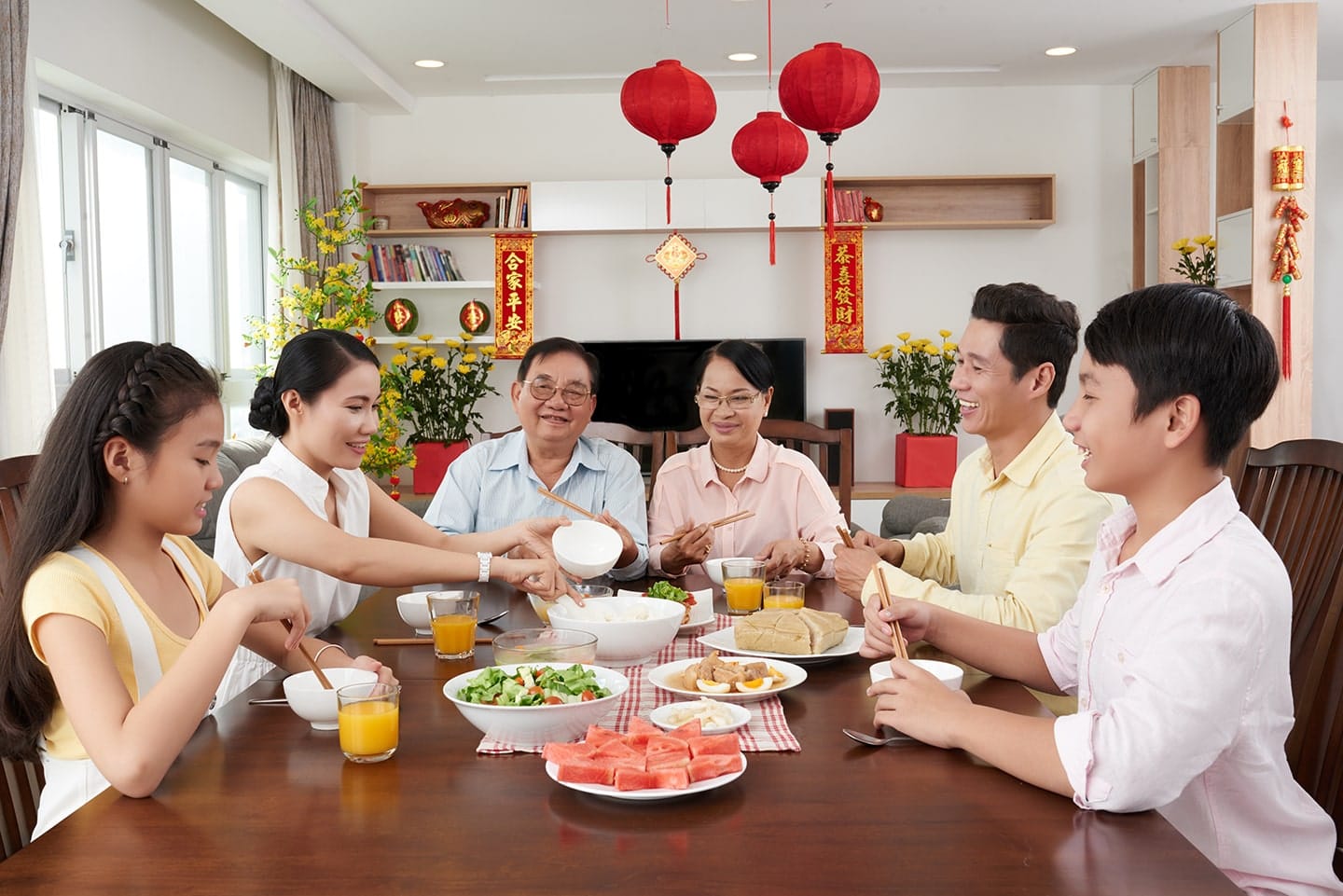 Bữa cơm ngày Tết